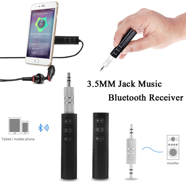 Hands-Free Music Receiver Car AUX Port Stereo Speaker Wireless Bluetooth Multiple Connect Earphone For PSP Laptop