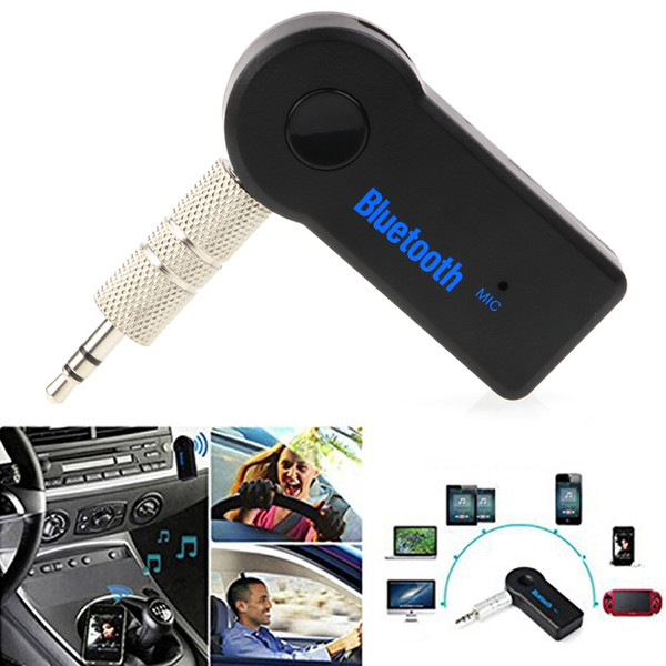 Stereo 3.5mm Streaming Bluetooth Audio Music Receiver Car Kit Stereo BT 4.0 Portable Adapter Auto AUX A2DP for Handsfree Phone MP3