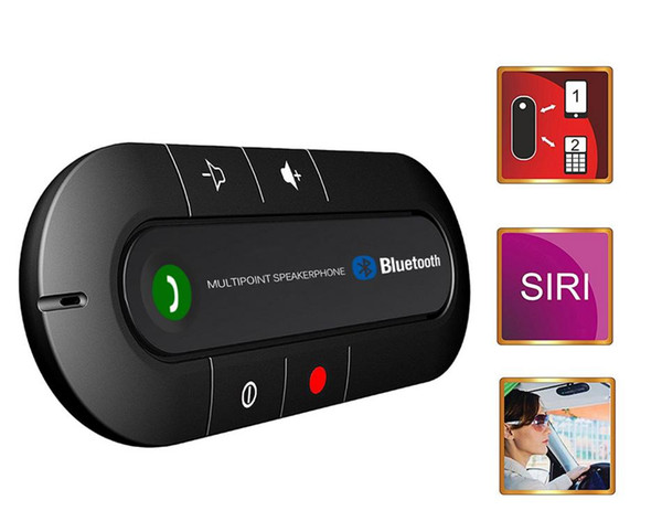 Bluetooth Speakerphone MP3 Music Player Wireless Bluetooth Handsfree Car Kit Bluetooth Receiver Speaker Car Charger