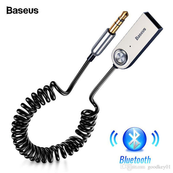 USB Bluetooth Adapter Dongle Cable Baseus For Car 3.5mm Jack Aux Bluetooth 5.0 4.2 4.0 Receiver Speaker Audio Music Transmitter