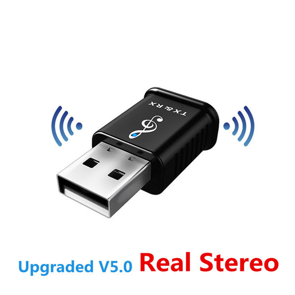 Bluetooth 5.0 Receiver Transmitter Audio Mini 3.5mm AUX Stereo Music Car PC Wireless Transmitter Headphone USB Adapter