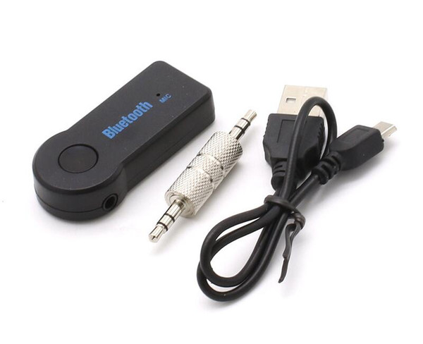 Wireless Bluetooth Audio Receiver Car Kit AUX Audio MP3 Music Transmitter WIth Mic Handsfree Adapter Receiver For Iphone Car PC