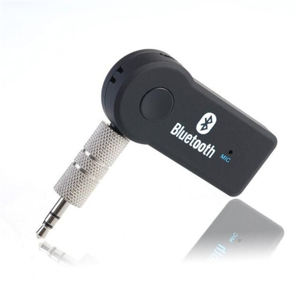 Bluetooth Music Audio Stereo Adapter Receiver for Car 3.5mm AUX Home Speaker MP3 Car Music Sound System Hands Free Calling Built-in Mic