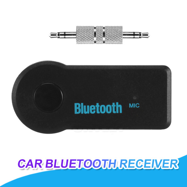 Universal 3.5mm Bluetooth Car Kit A2DP Wireless AUX Audio Music Receiver FM Transmitter Adapter Handsfree Calling With Mic For iPhone MP3