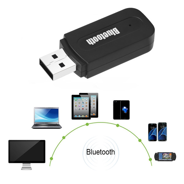 Mini USB Bluetooth Receiver 3.5mm Unique Wireless Bluetooth Stereo Music Car Receiver Adapter for Car Mobile Phone