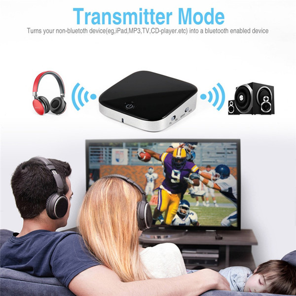 Bluetooth Transmitter Receiver Aptx Wireless Stereo Audio Adapter Bluetooth Receiver Aux TOSLINK/SPDIF hot drop shipping