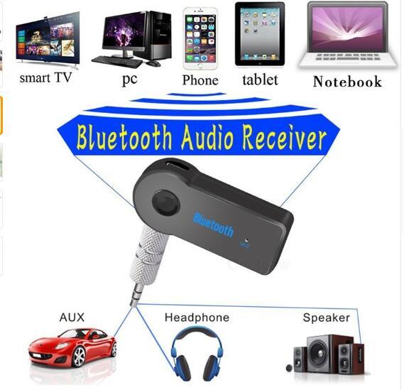 Bluetooth car receiver 3.5mm AUX audio jack car A2DP wireless Bluetooth 4.2 music receiver For Phone