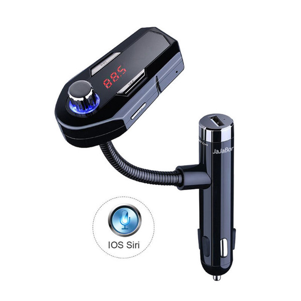 FM25 Bluetooth Handsfree Car Kit FM Transmitter Support U Disk AUX 3.5mm Stereo MP3 Music Player Dual USB Car Charger