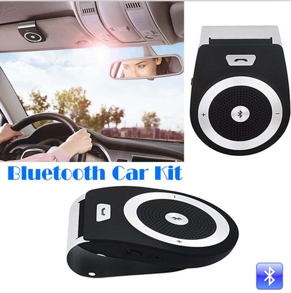 T821 Bluetooth Car Kit Handsfree Wireless Speaker Phone Support Bluetooth 4.1 EDR Wireless Car Kit Mini Visor Can Hands Free Calls