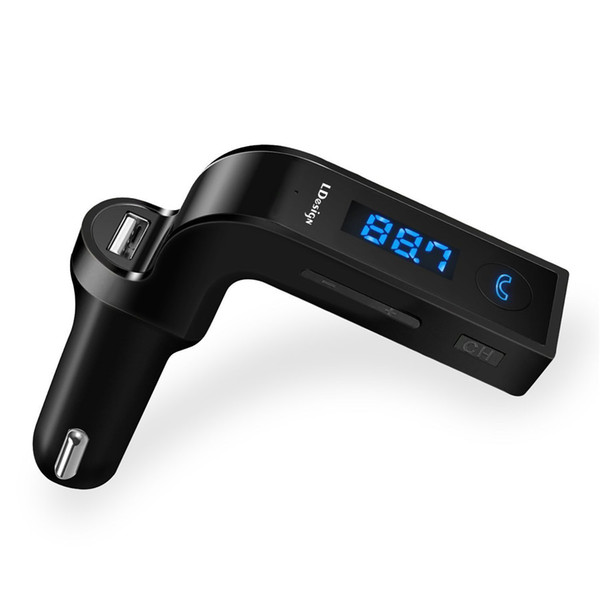 G7 Auto Car Bluetooth FM Transmitter With TF/USB flash drives MP3 WMA Music Player SD and USB Charger Features colors Free shipping 50pcs