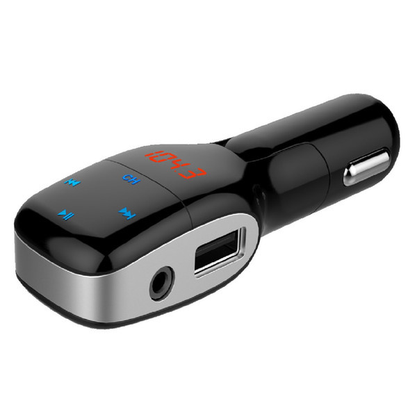 Bluetooth Car Kit Handsfree Wireless FM Transmitter AUX MP3 Player Radio Adapter Dual USB Charger Support U Disk TF card