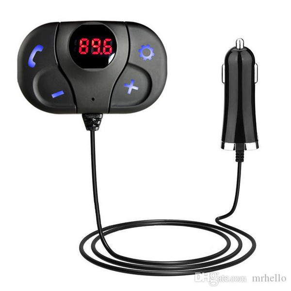 ALD62 ihens5 Car Charger Bluetooth Car Kit Handsfree Call FM Transmitter Modulator Indicator TF Card Mp3 Music Player with USB