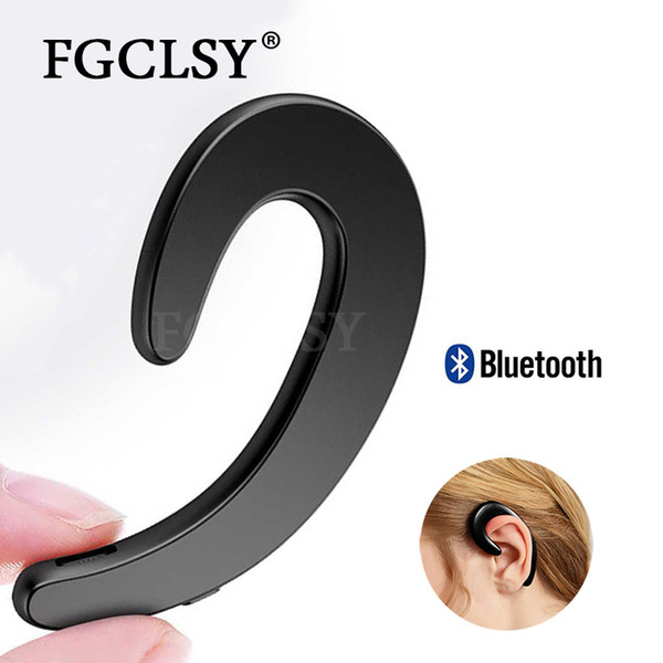 FGCLSY 2019 NEW mini Wireless Bluetooth Earphone Handsfree Ear Hook Painless Headset Sport Headset For iPhone IOS Android