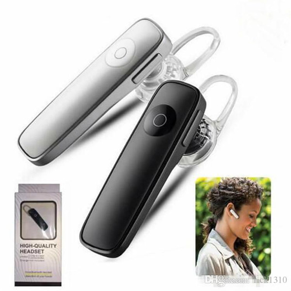 M165 Hot Wireless Stereo Bluetooth Headset Earphone mini 4.0 wireless bluetooth handfree universal for all phone pacded in pacakage