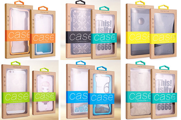 Max 5.5 inch Paper Box PVC Window Design Luxury Packaging Retail Package for Cell Phone TPU Silicone Case Gift Pack