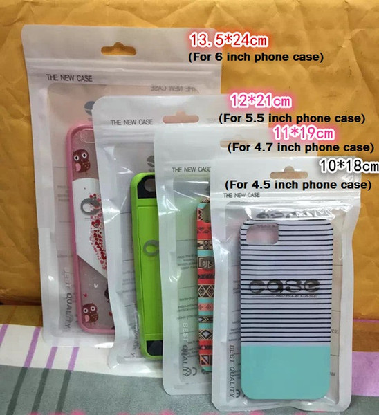 Zip Lock Mobile Phone Accessories Case Earphone USB Cable Retail Packing Bag OPP PP PVC Poly Plastic Packaging Bags for iPhone 6 7 8 X Note8