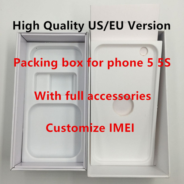 Cell Phone Box For Iphone 6 6s plus 7 plus And For Samsung S3 S4 S5 S6 edge S7 edge Note 3/4/5 Without Accessories Empty Box