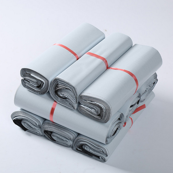 500PCS wholesale 20cm x 32cm Carrier mailing bag 20*32CM plastic express mail posting bag Free DHL White