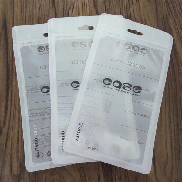 Zip Lock Bags Zipper Retail Package Clear Transparent Bag Cell Phone case for iPhone X 8 7 Samsung S8 Case Plastic Packing Bags