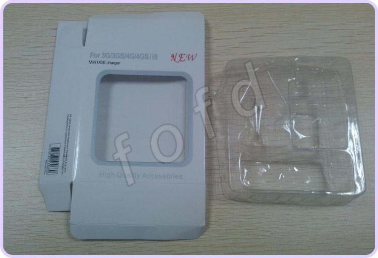 Retail empty package for 3in1 for iphone4 iphon5 package for car /wall charger cable 1000pcs/lot