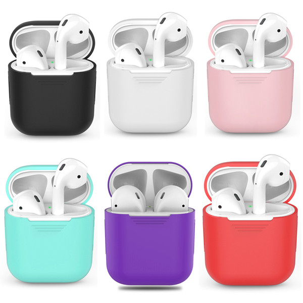 TPU Soft Silicone Case For Airpods Accessories Protector Cover Transparent Ultra Thin Cover Shockproof Holder For Apple Air Pods