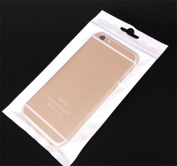 Clear + white pearl Plastic Poly OPP packing zipper Zip lock Retail Packages PVC bag for Case for iphone 6 6s plus Samsung Galaxy