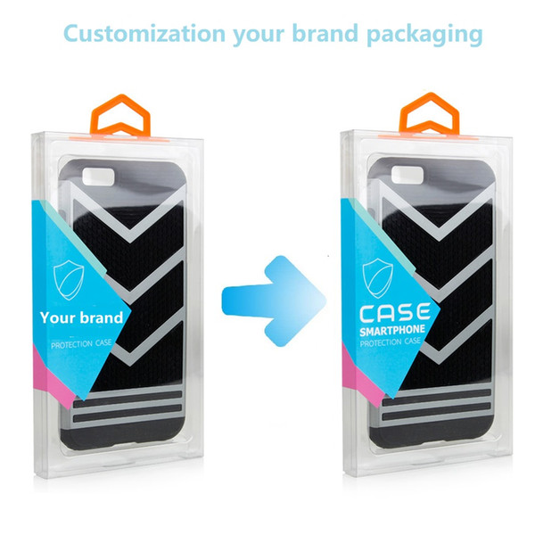 Universal PVC Cell Phone Case Retail Package Box for iphone X Xs Max 8 Plus Samsung LG Huawei Etc.Cover Customized Packaging