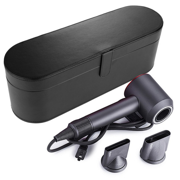 PU Leather Hard Box Organizer Portable Travel Case Cover Storage Bag for Dyson Supersonic HD01 Hair Dryer