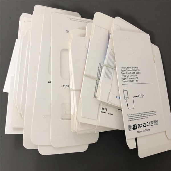 Original Empty boxes Cable 1M 2M MD818ZM/A USB Cable A1385 A1400 Adapter wall Charger Packaging Box For iphone X 6 7 8 6s