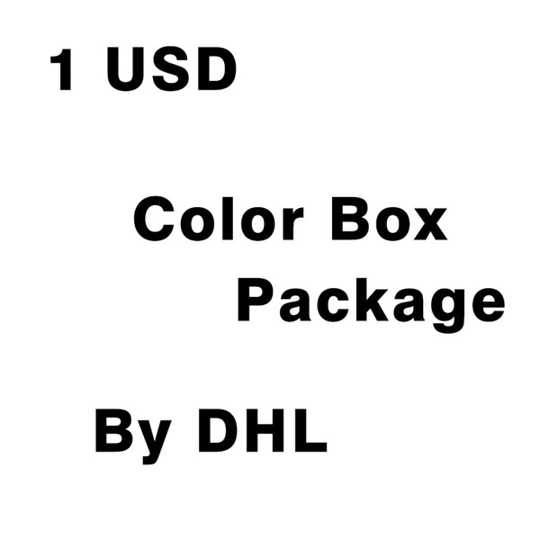 Cell Phone Boxes & Package Make up the difference Custom made LOGO By DHL Freight 1 USD