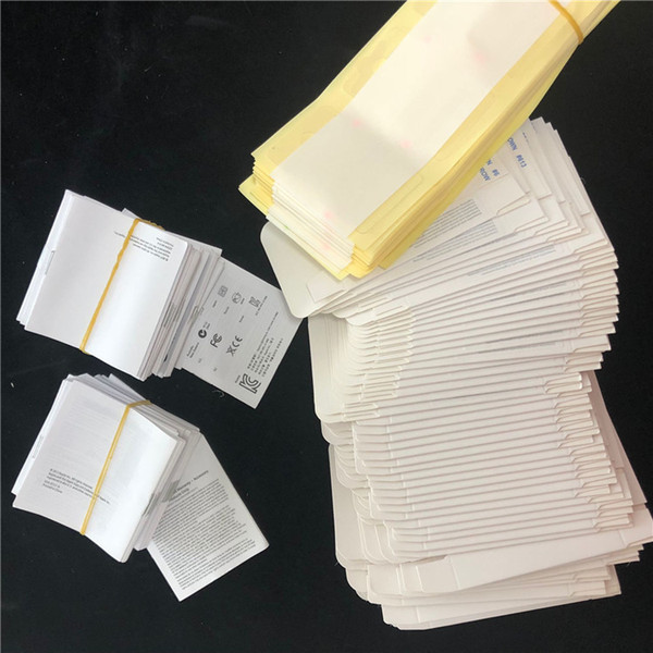 100Pcs/Lot Original empty Retail Box & Packaging for iPhone 7 7 plus 6s Plus iPhone5s 5c 5 1M 2M Cable DHL free shipping