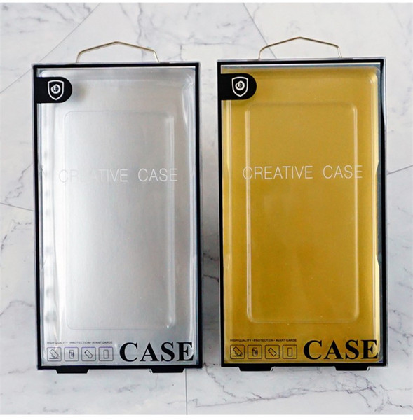 100 Pcs/lot PVC transparent blister packaging retail package universal box for iphone LG Moto cell phone case box for Samsung S10 Plus