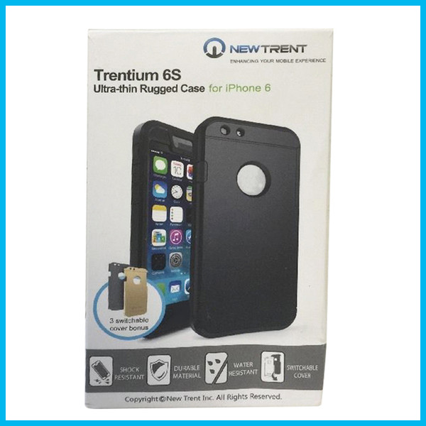 2015 New Trent Trentium Rugged Protective Durable for iPhone 6s Case 4.7 50pcs