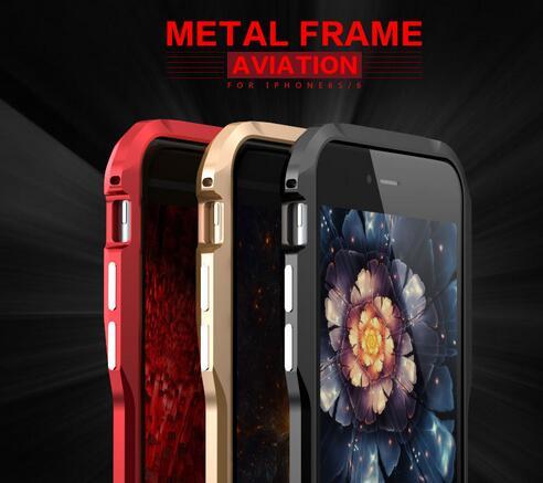 For iphone6 plus Metal Frame Phone Case +Metal Soft Border Hot Sale Case with Opp Package