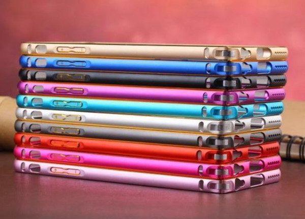 Luxury Aluminum Metal Case Ultra Thin 0.6mm Aluminium Frame Bumper Cases For iphone6 4.7