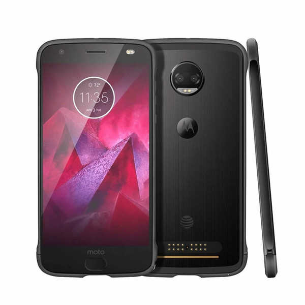 Dngn luxury for motorola moto Z2 force Bumper Case Aluminum metal Frame compatible use with moto mods cover phone case