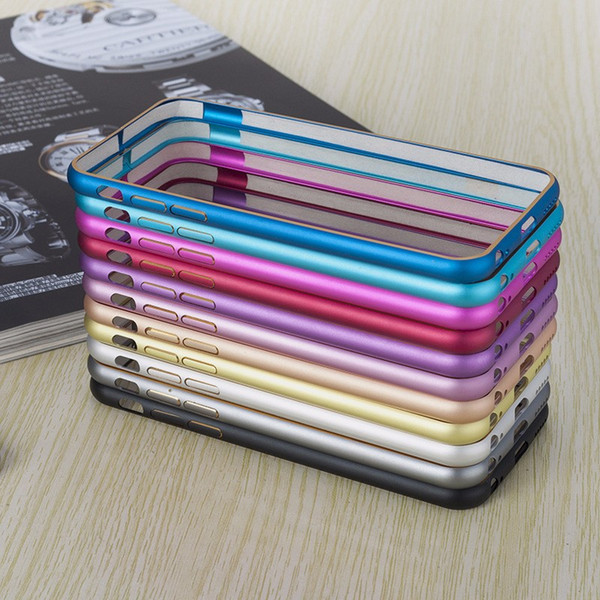 Anti-knock Aluminum Metal Hard Case Slim Ultra Thin Frame Bumper For iPhone 7 6 6S Plus 4.7