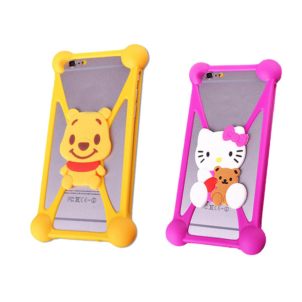 3D Cartoon Silicon Cartoon Case For Micromax Mobile Phone Bag Cover