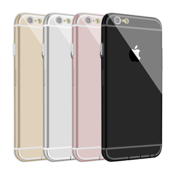 Silicone Case For Iphone 6 6S 7 8 Ultra Thin Dustproof Clear Phone Bag Case Luxury Cover Soft TPU Coque