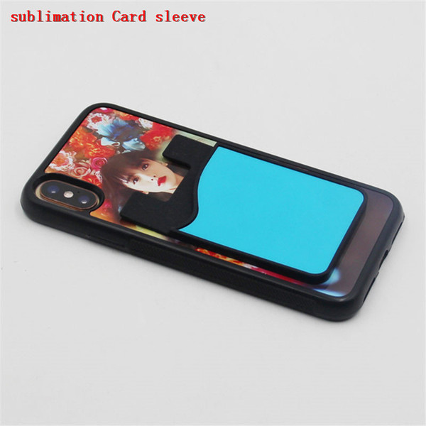 new sublimation blank silica gel card sleeve for universal mobile phone heat transfer printing blank consumables For iPhone for Sumsung