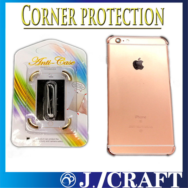 Luxury Aluminum Corner Bumper Protective Colorful 4 Corners for iPhone 6G 6P iphone 7G iphone 7P