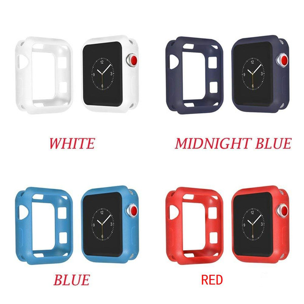 [8 Color ]Compatible Apple Watch Case 38mm 42mm, Slim Lightweight Shock-Proof Iwatch Protector Case Compatible Apple Watch Serie