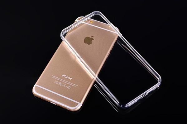 For Iphone 7 PLUS Samsung Note 7 S7 Iphone 6s Crystal Gel Case for iPhone 6s Plus Ultra-Thin transparent Soft TPU Cases Note 5 Clear SCA049