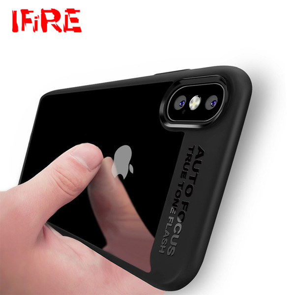 Full Protective Case For iPhone 7 7 plus X Case 8 8 Plus TPU & PC Hard Clear Slim Back Cover for iPhone X 6 6 Plus 5 5s se Case