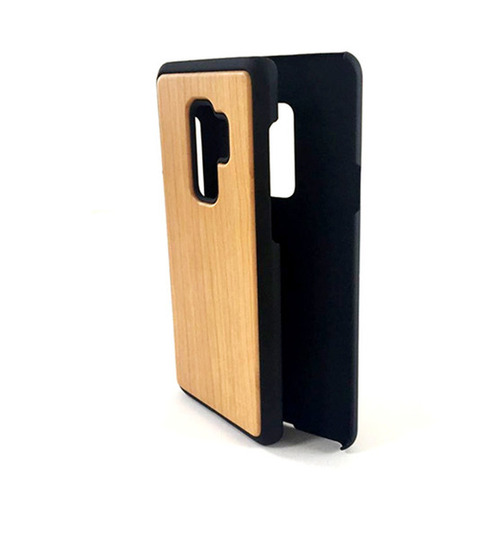 2018 NEW PC Hard Cover Carving for Samsung S9+ Cheap Wood Phone Case Whole Natural Wood Phone Case for Samsung S9 Plus