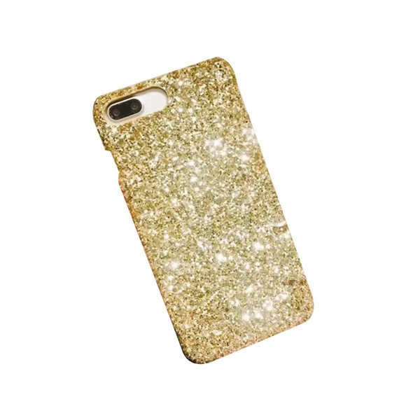 Gold Bling Powder Bling Siliver Phone Case For iphone x 8 7 6 6s 5 5S Plus Cellphone Bulk Luxury Sparkle Rhinestone Crystal Mobile New Hot