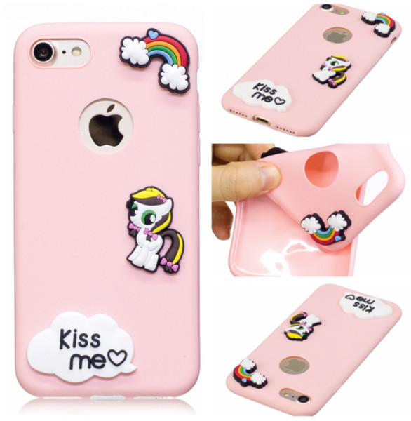 Colorful Silicone Candy Mobile Phone Shell Apple IPhone8 Mobile Phone Protective Cover IPhone7plus Mobile Phone Anti Fall Sleeve