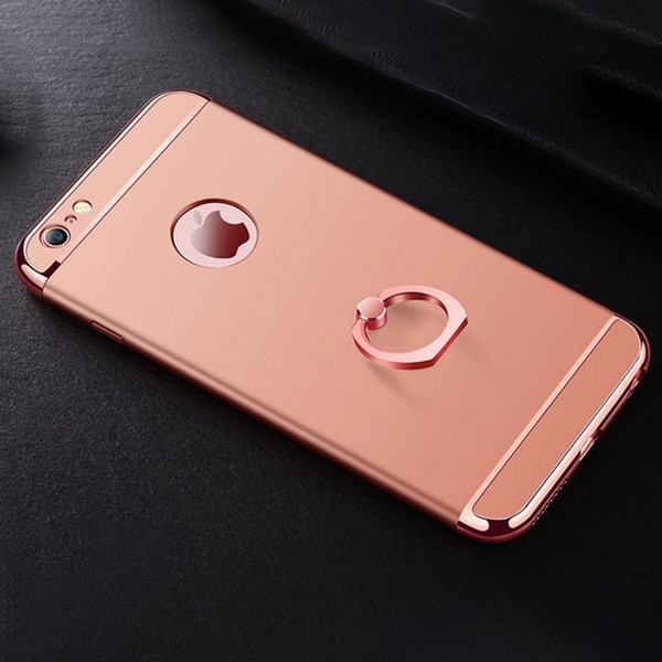 For iPhone 8 apple 7plus mobile phone case three-section full-encapsulated grinding mobile phone case 6S protective case holder mounts