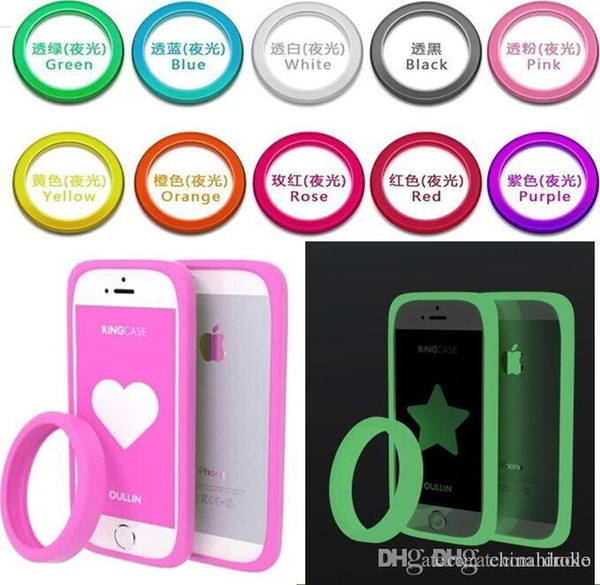 Hot Noctilucent Universal smart Phone Silicone case 10color Bracelet Bumpers For iphone samsung huawei HTC xiaomi Lenovo Free DHL