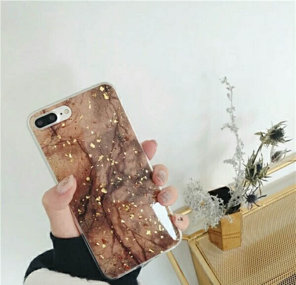 Iphone 6/6s/6PLUS/7/8/7P/8PLUS/X/XS/XSMAX/XR EUROPEAN-AMERICAN LUXIOUS MARBLE PATTERN SOFE SHATTER CASE